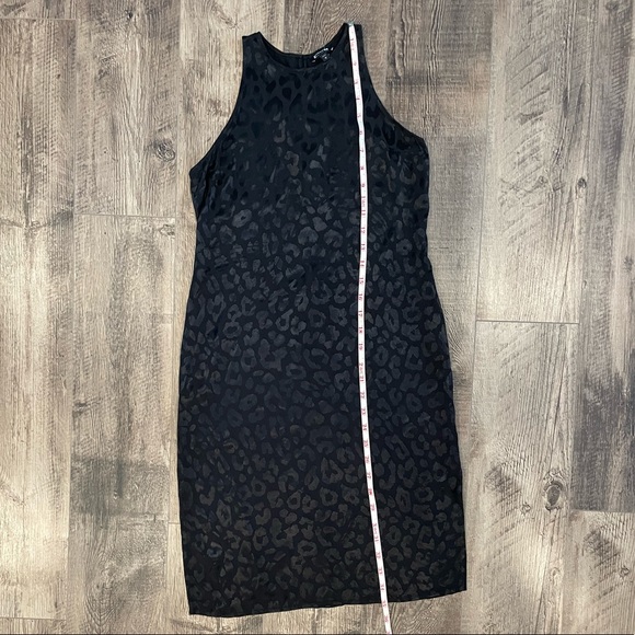 Express Black Leopard Dress size L - Picture 11 of 15
